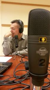Digitális talkshow mindenkinek - Szilágyi Árpád az első műsor felvétele közben (fotó: Szokoli Kata)