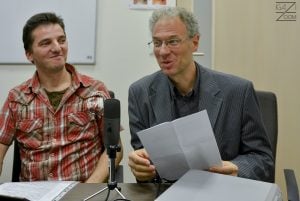 Justin Viktor és Bódi Zoltán a Digitális Talkshow 2015. szeptember 22-i felvételén