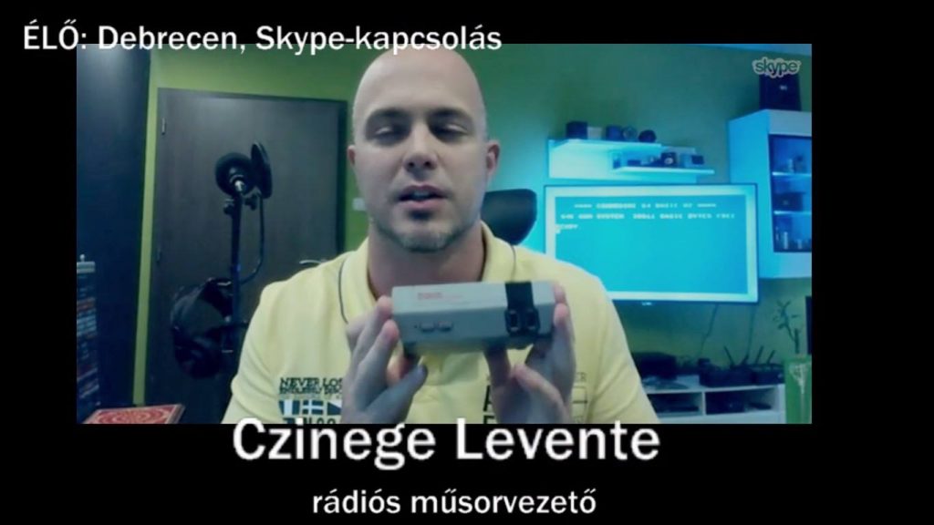 Czinege Levente rádiós műsorvezető.
