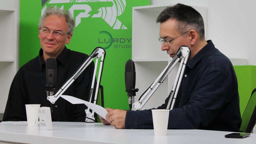 Bódi Zoltán netnyelvész és Szilágyi Árpád szerkesztő-műsorvezető a mesterséges intelligenciáról