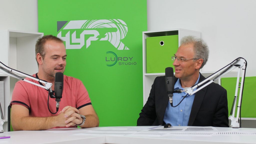 Molnár József a PC World főszerkesztője és Bódi Zoltán netnyelvész Fotó: Nemes Cilla