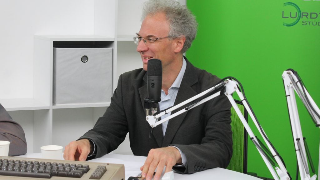 Bódi Zoltán netnyelvész. Fotó: nemes Ilona