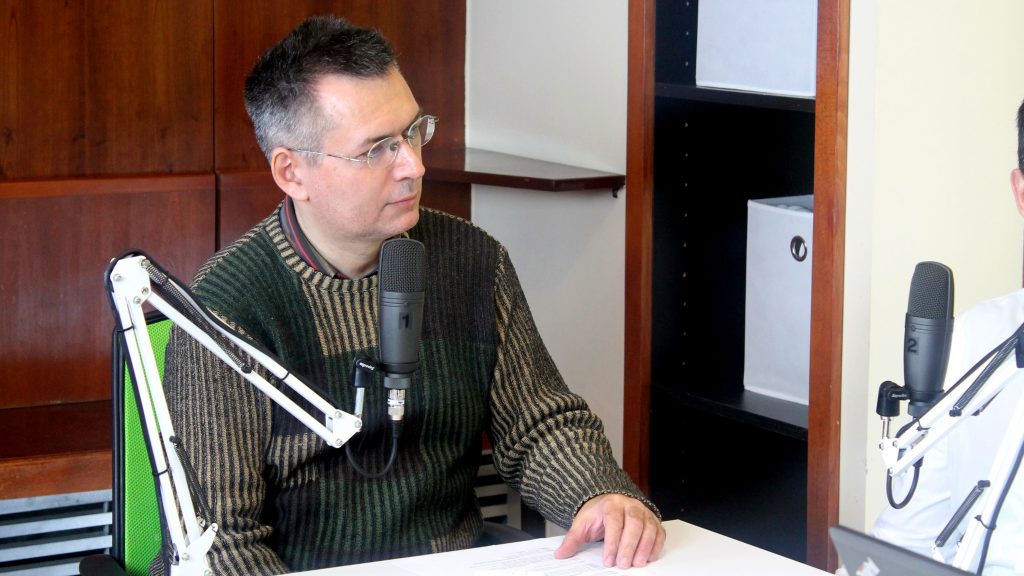 Szilágyi Árpád műsorvezető. Fotó: Nemes Ilona