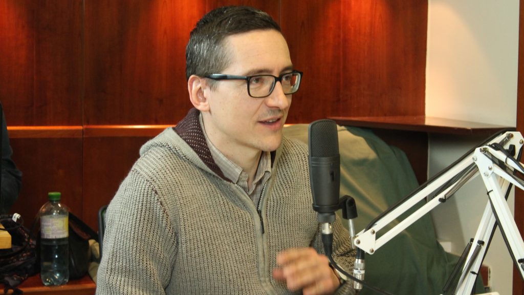 dr. Pintér Róbert, az eNET kutatásvezetője Fotó: Nemes Ilona