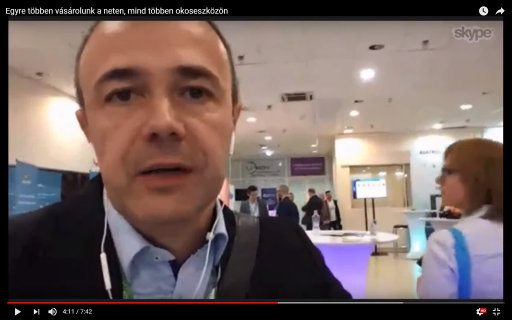 Kurucz Imre, az Ecommerce Expo 2018 rendezvényről tudósít