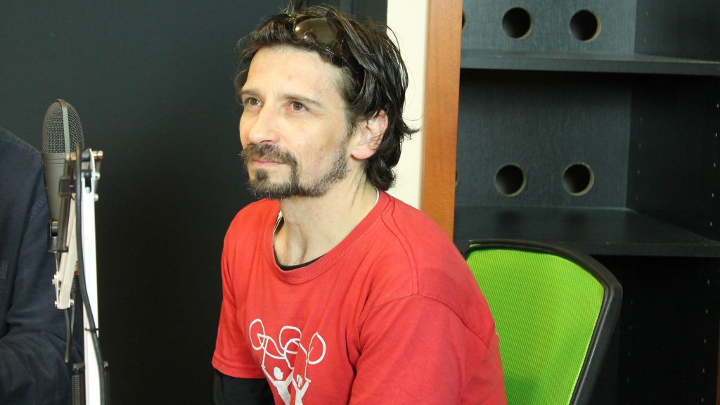 Réz B. Gábor a Tresoritról és a Prevaatról beszél. Fotó: Nemes Ilona
