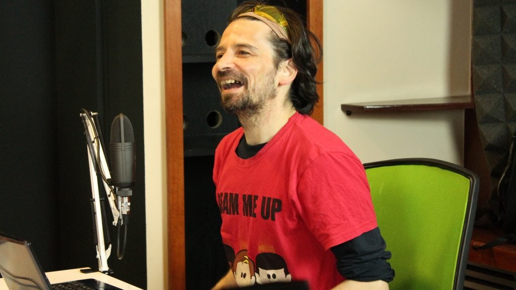 Betyár, azaz Réz B. Gábor is beszáll a vitába. Fotó: Nemes Ilona