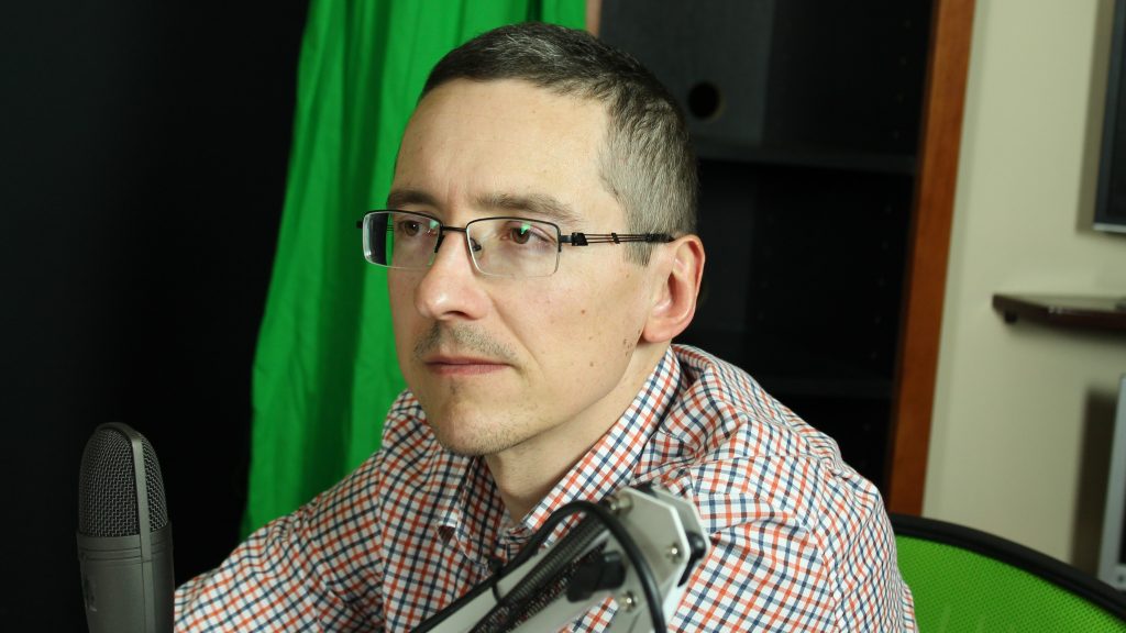 Pintér Róbert információs-társadalomkutató. Fotó: Nemes Ilona