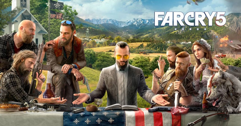 Joseph Seed, a Far Cry 5 c. játék történetének szektavezére (forrás: Ubisoft.com)